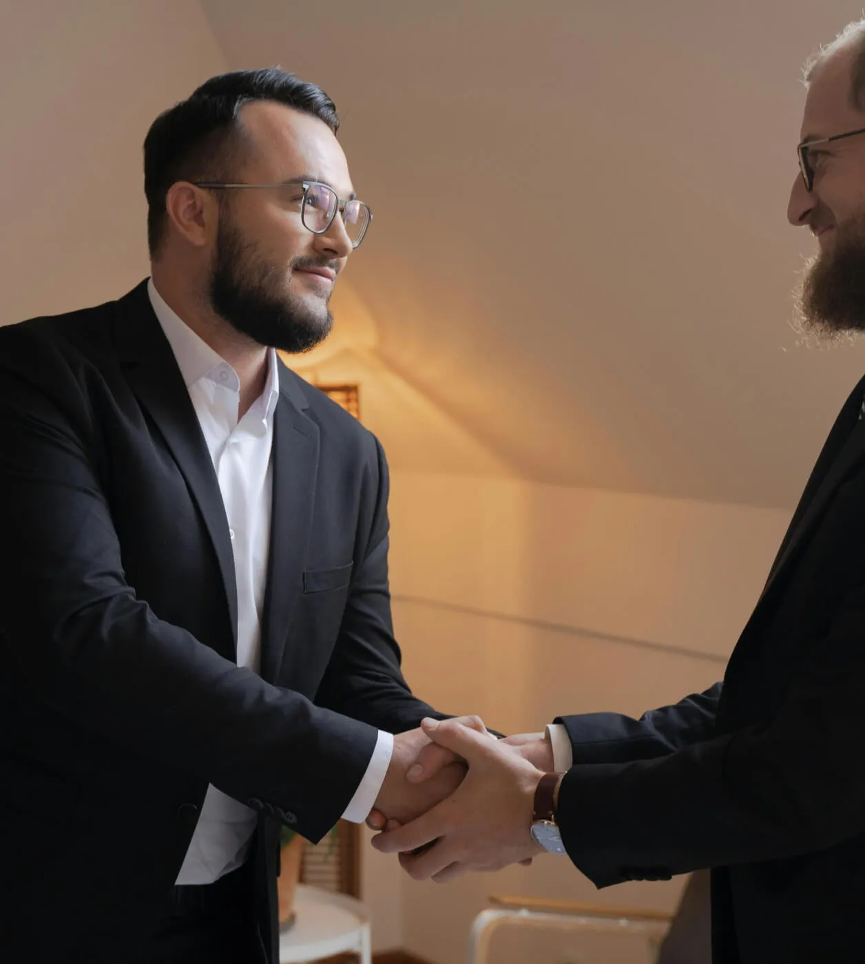 Business handshake