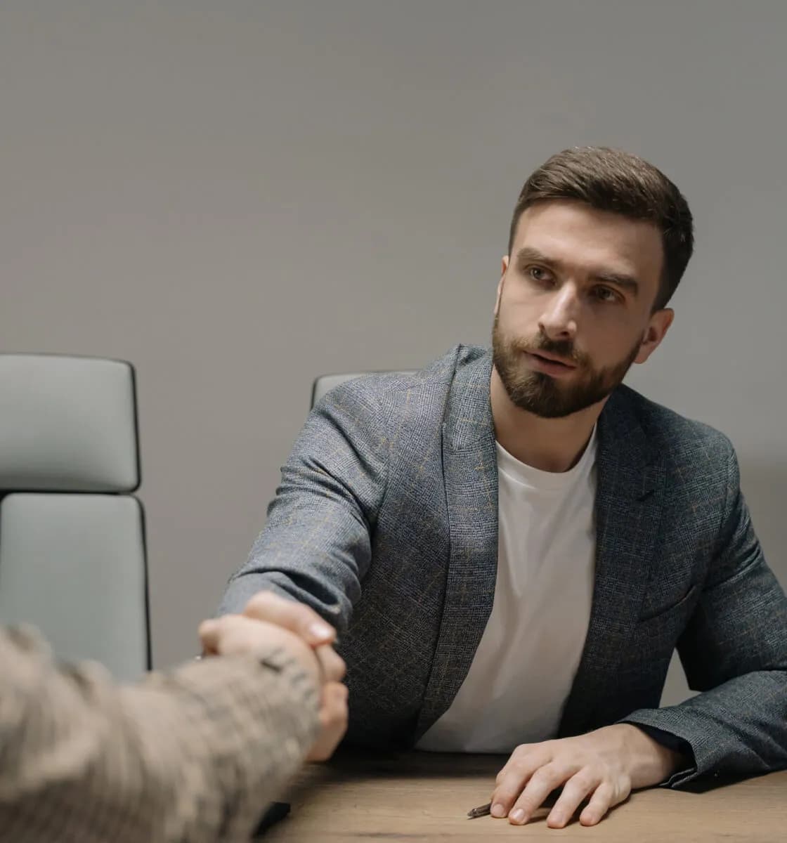 A board member meeting a CPA