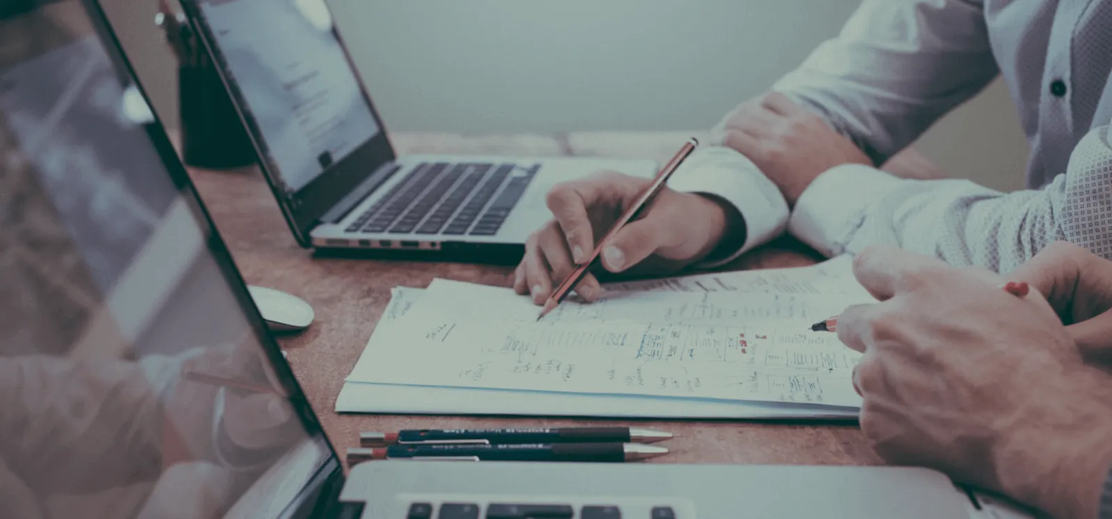 CPA reviewing accounts receivable balances